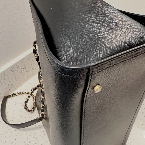 #113 - Chanel Deauville Tote Studded Caviar! - Picture 7 of 16